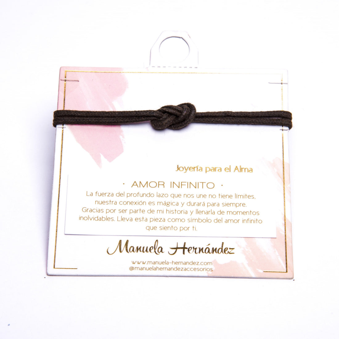 PULSERA AMOR INFINITO HOMBRE