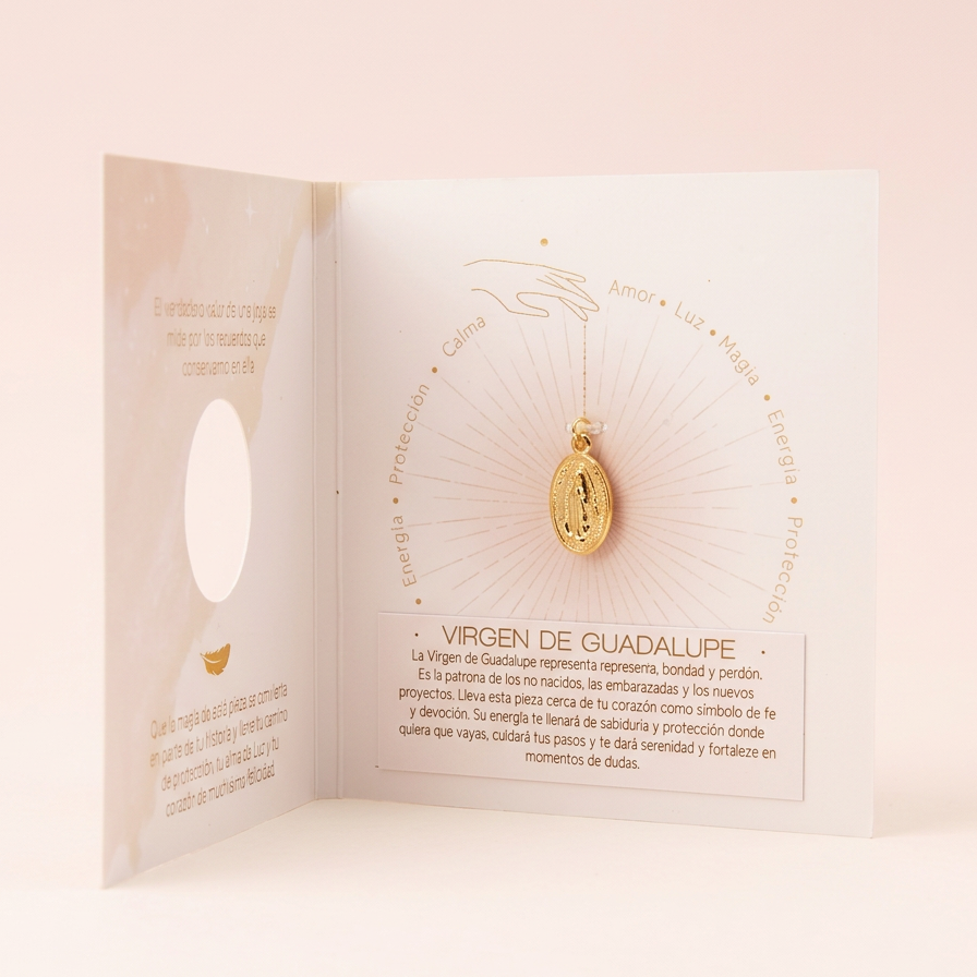DIJE VIRGEN GUADALUPE - OVAL