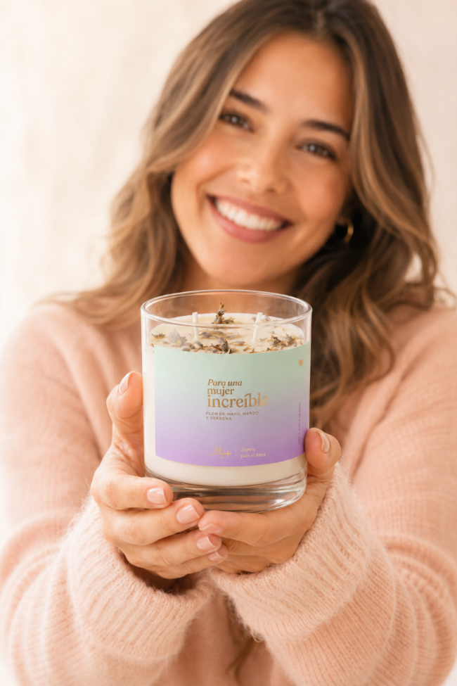 VELA PARA UNA MUJER INCREIBLE