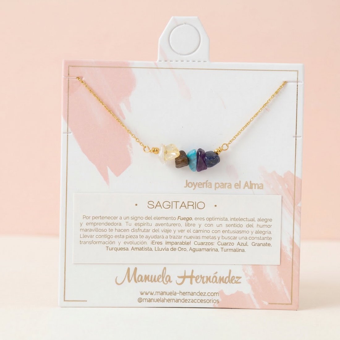 COLLAR SIGNOS ZODIACALES CON CUARZOS NATURALES