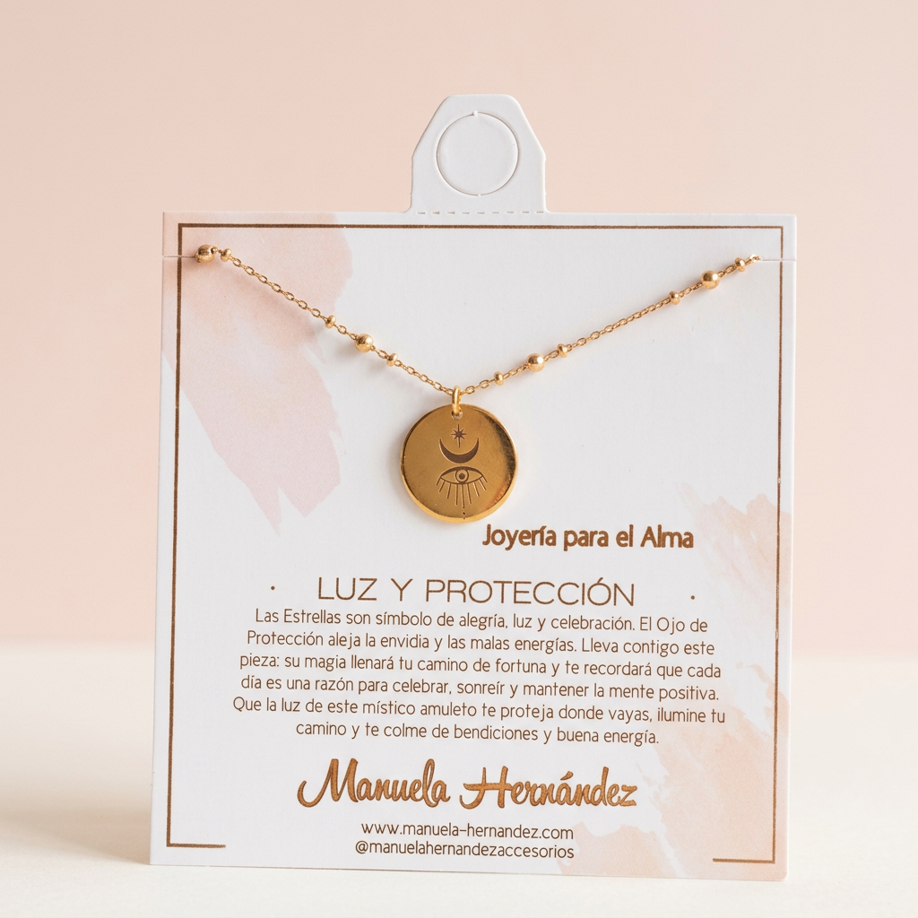 COLLAR LARGO LUZ Y PROTECCION - VERTICAL