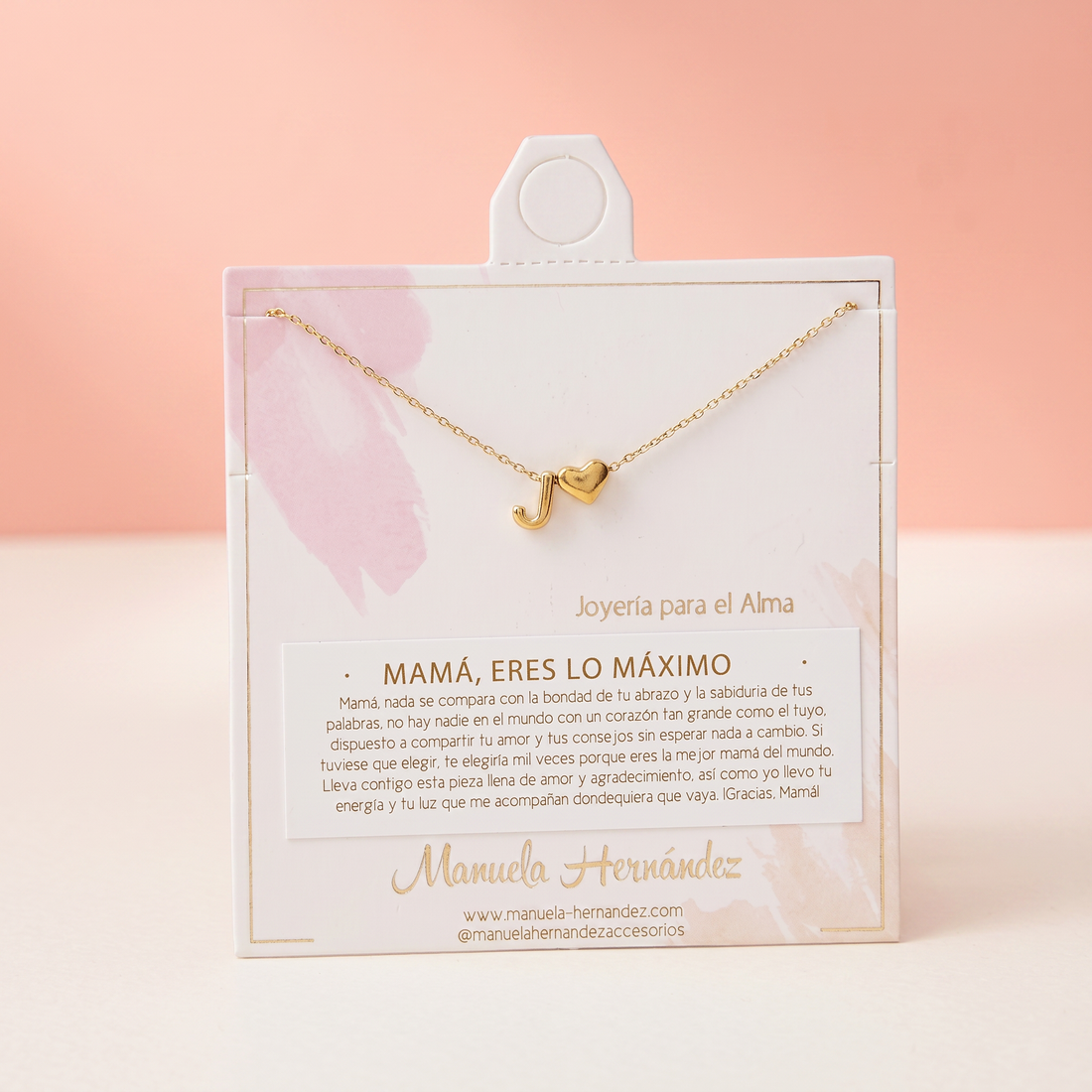 COLLAR INICIALES - MAMÁ, ERES LO MAXIMO