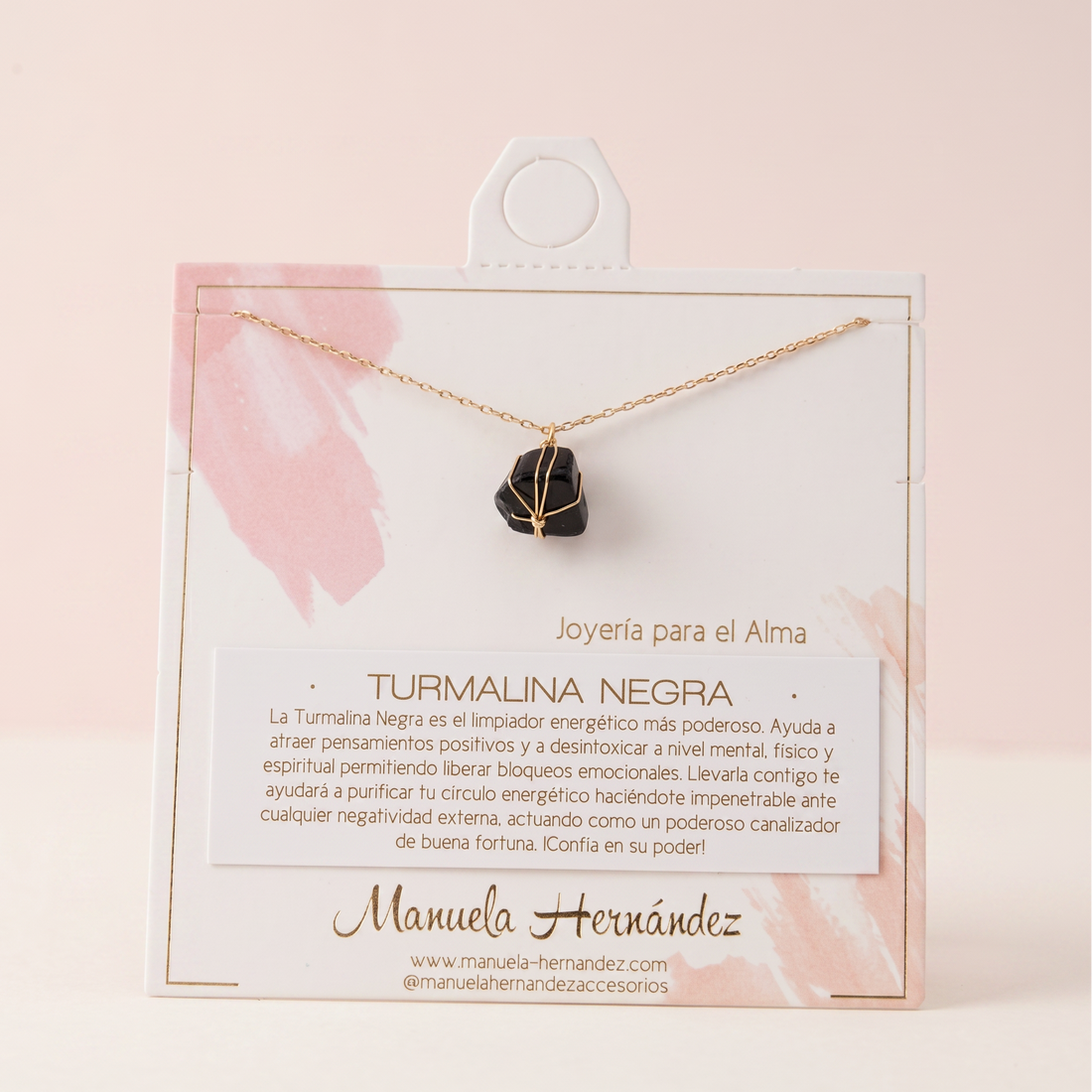 COLLAR TURMALINA NEGRA