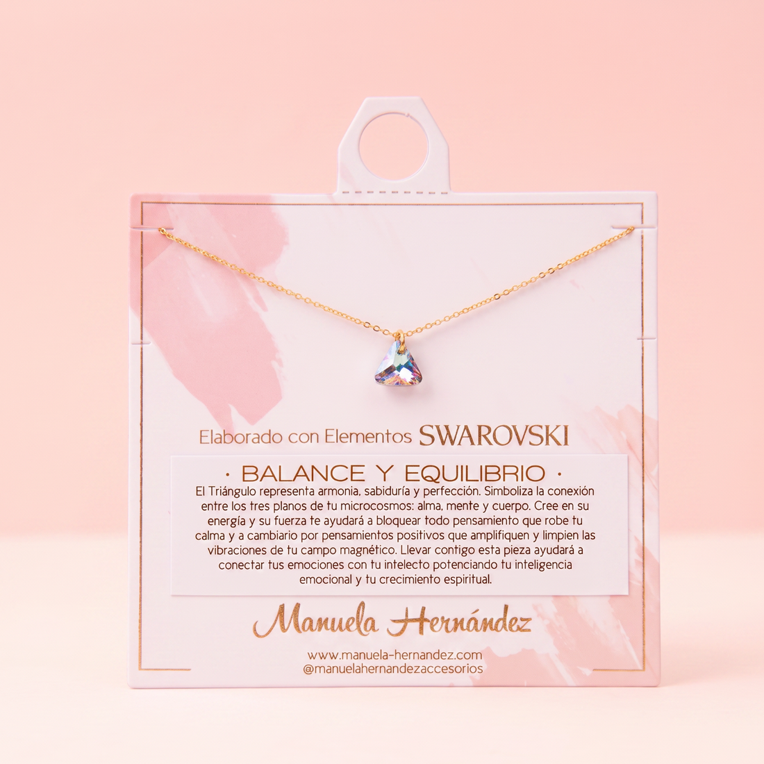 COLLAR BALANCE Y EQUILIBRIO TRIANGULO - SWAROVSKI