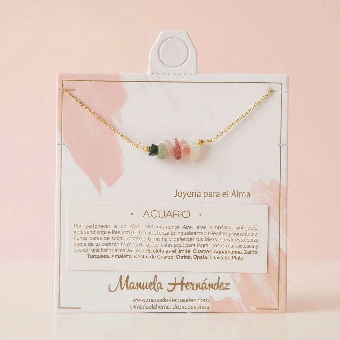 COLLAR SIGNOS ZODIACALES CON CUARZOS NATURALES