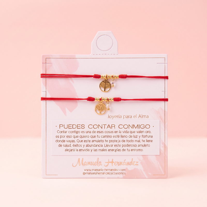 PULSERAS AMIGAS - PUEDES CONTAR CONMIGO