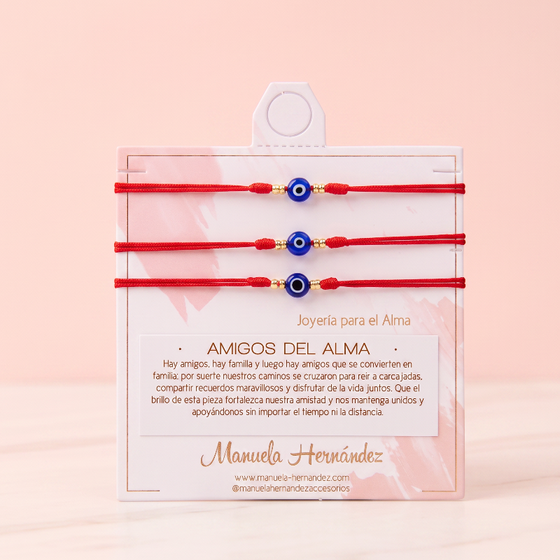 TRIO DE PULSERAS - AMIGOS DEL ALMA