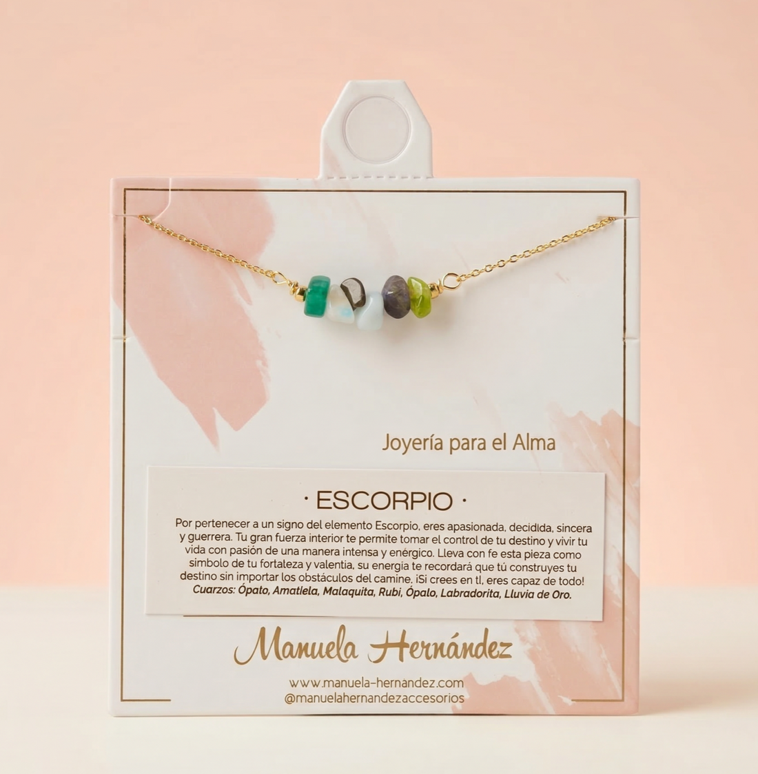 COLLAR SIGNOS ZODIACALES CON CUARZOS NATURALES