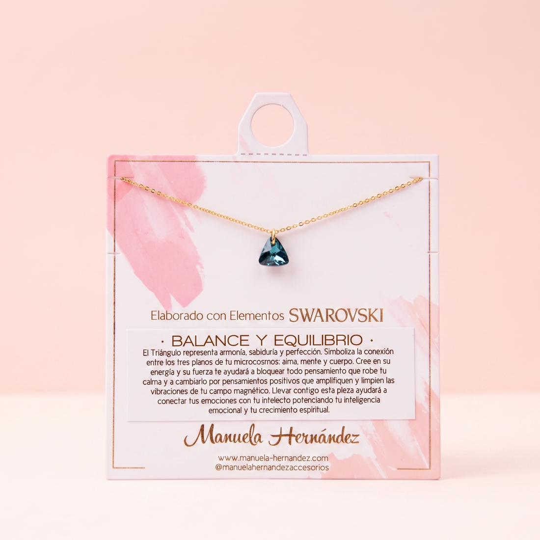 COLLAR BALANCE Y EQUILIBRIO TRIANGULO - SWAROVSKI