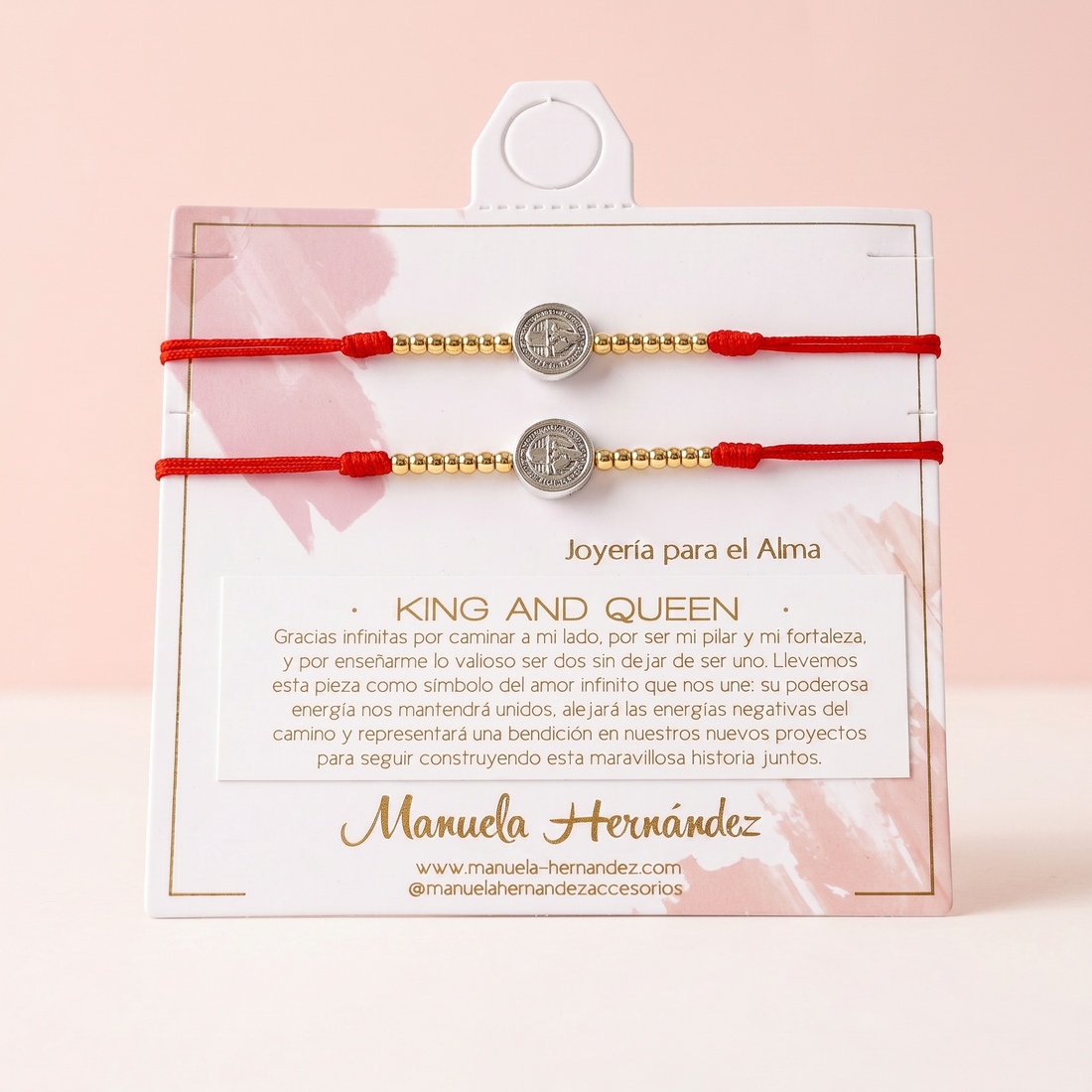 DÚO DE PULSERAS - KING AND QUEEN