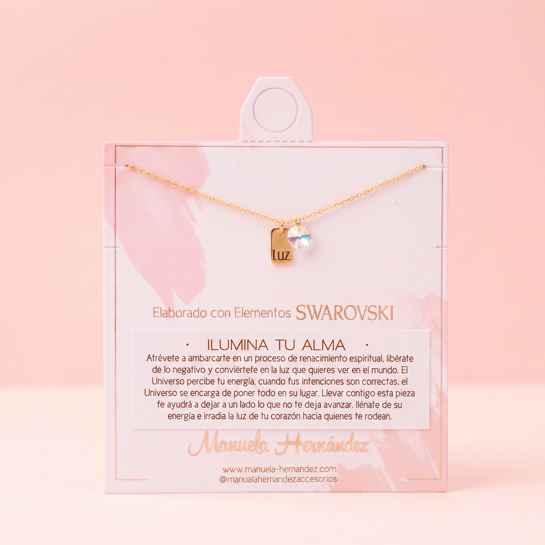 COLLAR MANTRA: ¡NUNCA TE RINDAS! - FE
