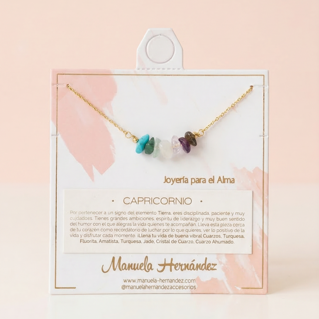 COLLAR CAPRICORNIO CRISTALES