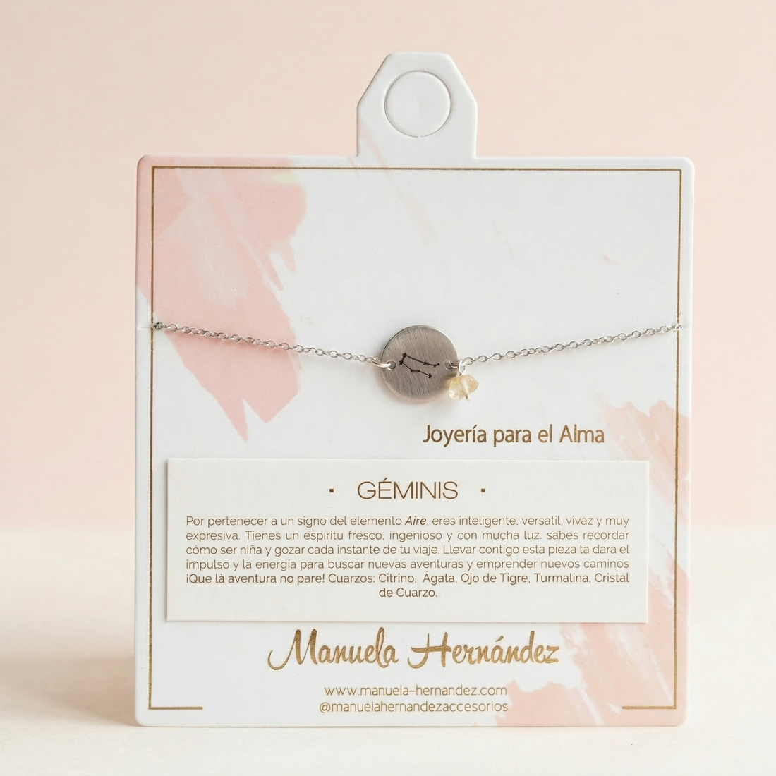 PULSERA CONSTELACIÓN SIGNO ZODIACAL - ACERO INOXIDABLE