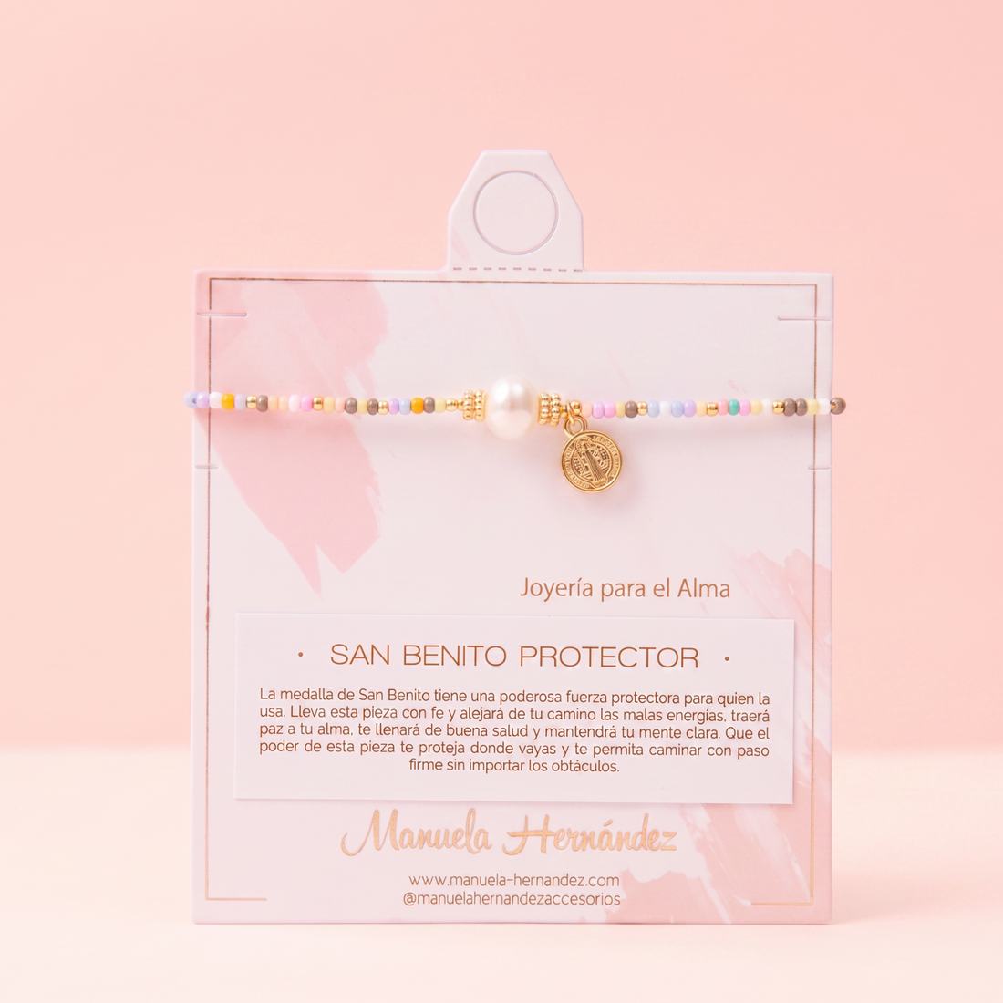PULSERA SAN BENITO PROTECTOR PASTEL