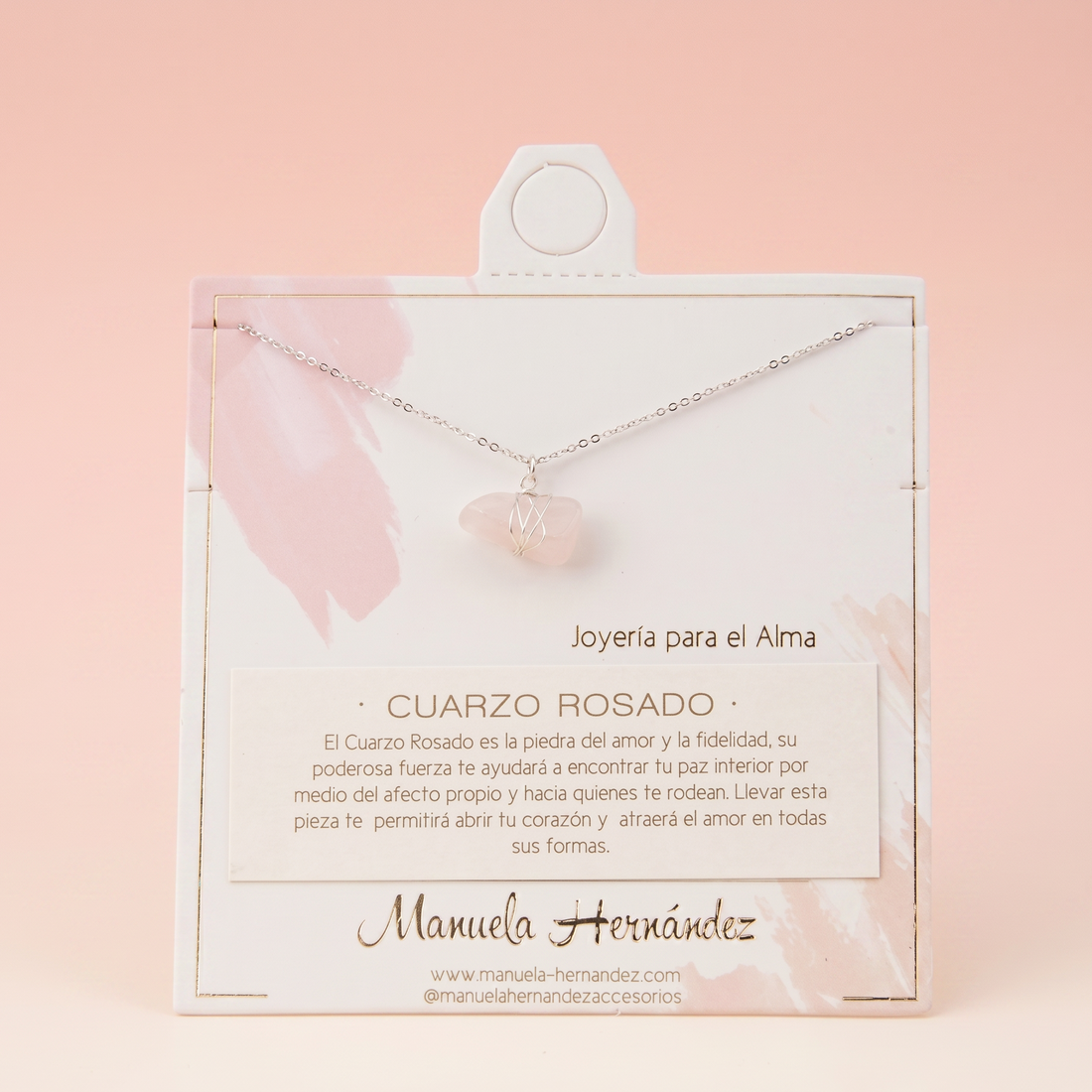 COLLAR AGUAMARINA - PLATEADO