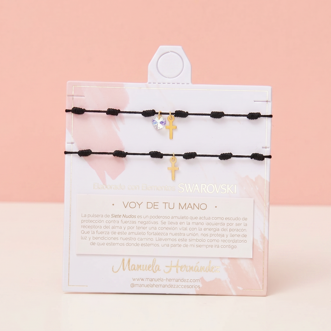 PULSERAS PAREJAS VOY DE TU MANO - SIETE NUDOS