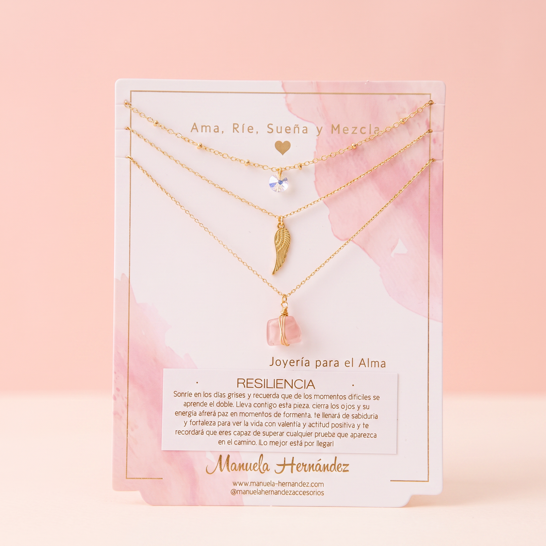 SET DE 3 COLLARES RESILIENCIA