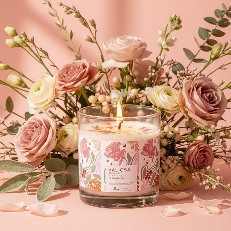 VELA AROMÁTICA MUJER VALIOSA 200GR