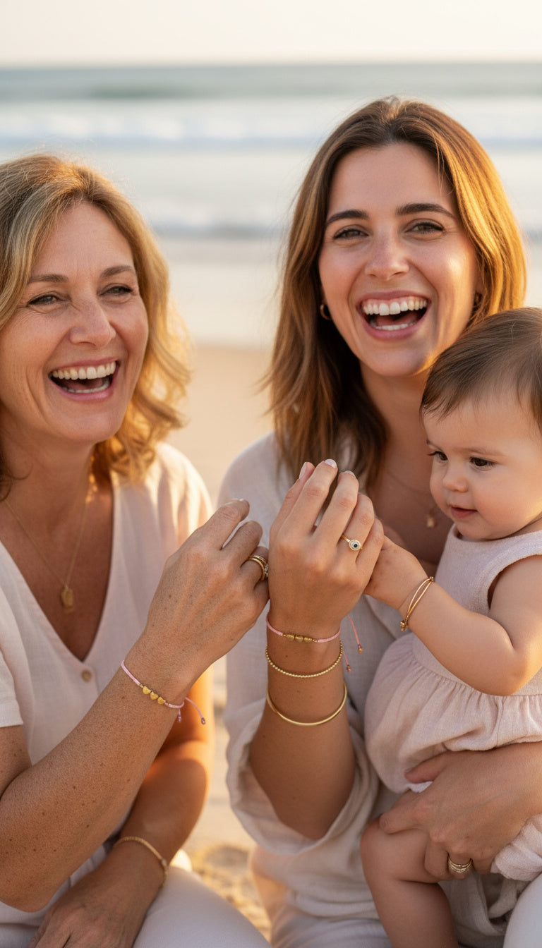 TRIO DE PULSERAS - ABUELA, MADRE E HIJA