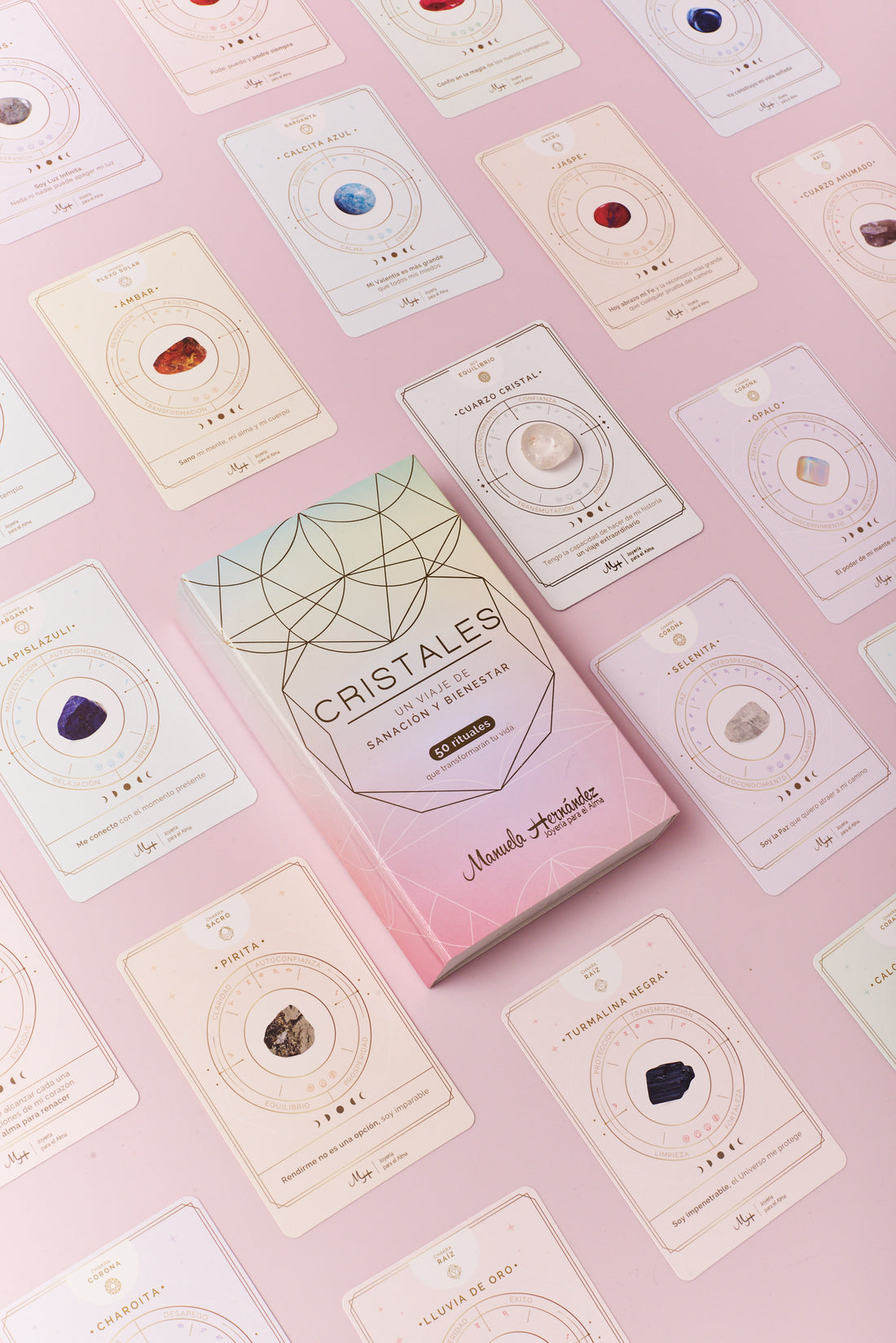 ORÁCULO DE CARTAS - CRISTALES, UN VIAJE DE SANACIÓN Y BIENESTAR