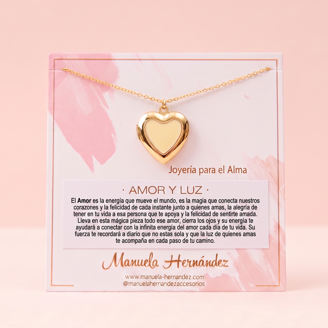 RELICARIO AMOR Y LUZ COLORES