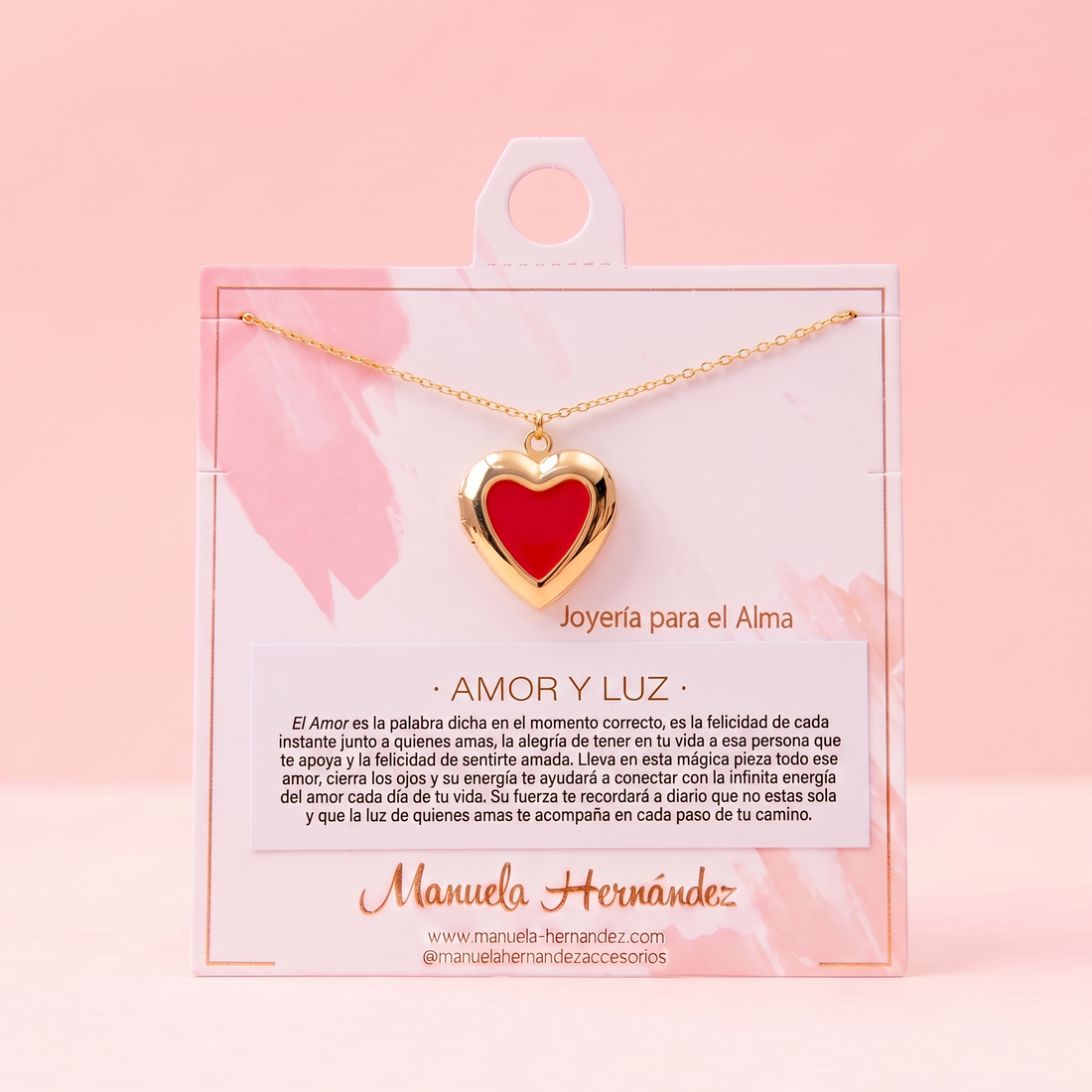 RELICARIO AMOR Y LUZ COLORES
