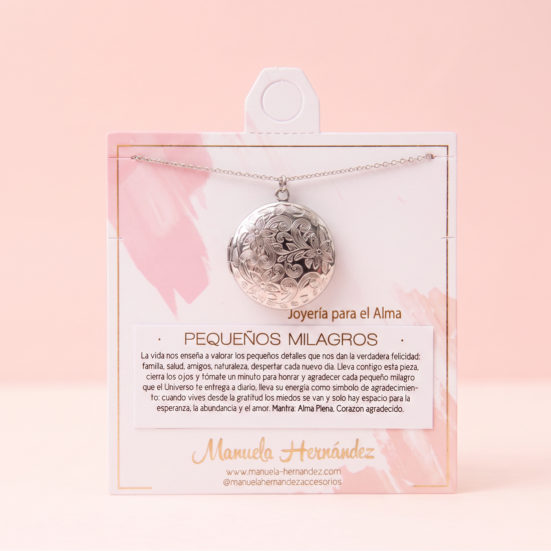 COLLAR RELICARIO PEQUEÑOS MILAGROS