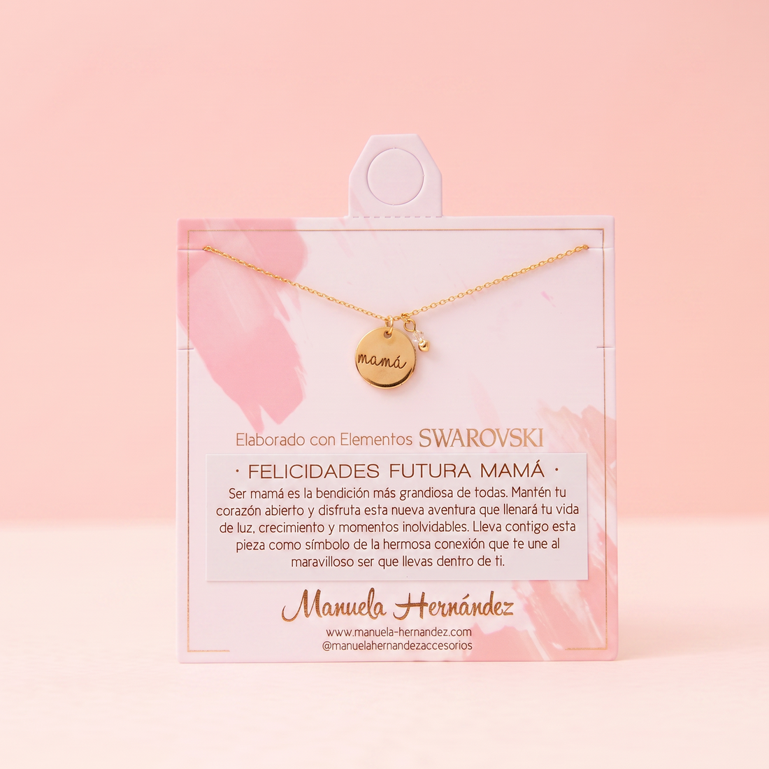 COLLAR FELICIDADES FUTURA MAMÁ